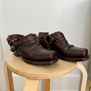 Frye Harness Mule Clog
